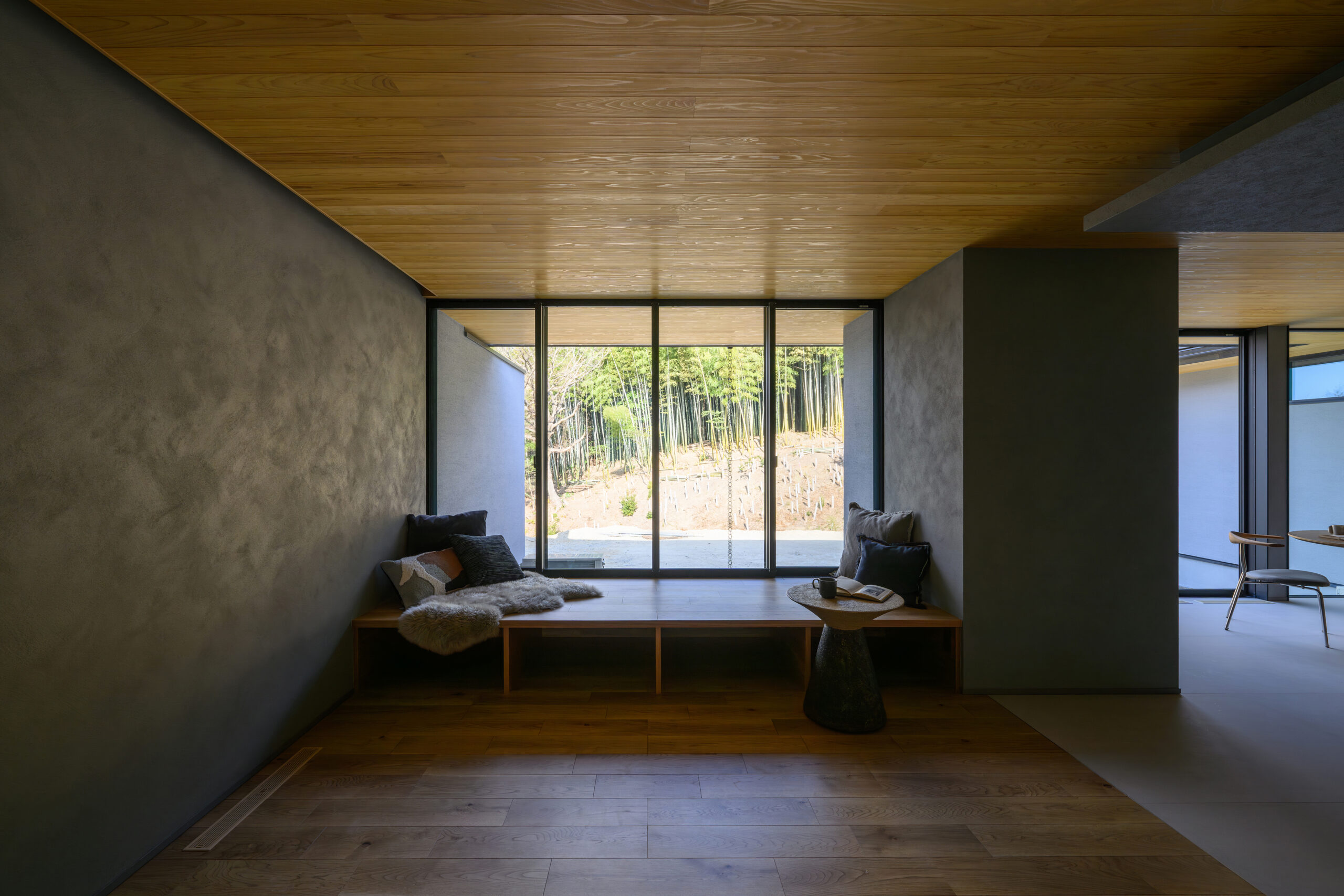 森を感じる 北庭の平屋の家